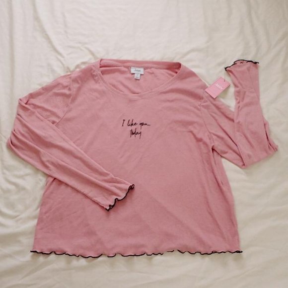 Jenni Intimates I love You Today Sleep Top - Picture 1 of 2